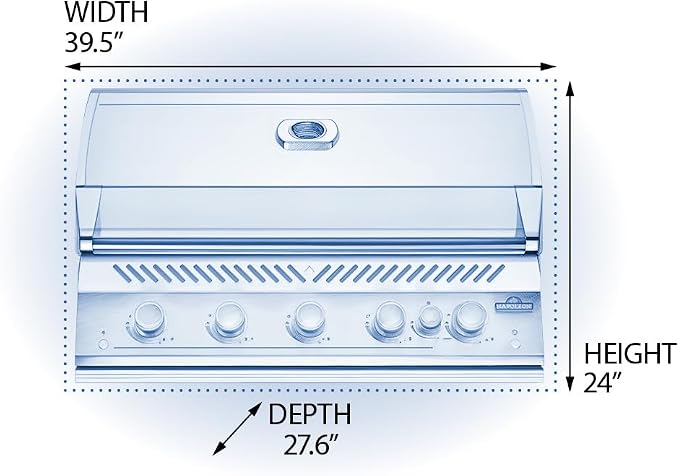 Napoleon Built-In 700 Series 38-inch Natural Gas Grill Head - Image 5