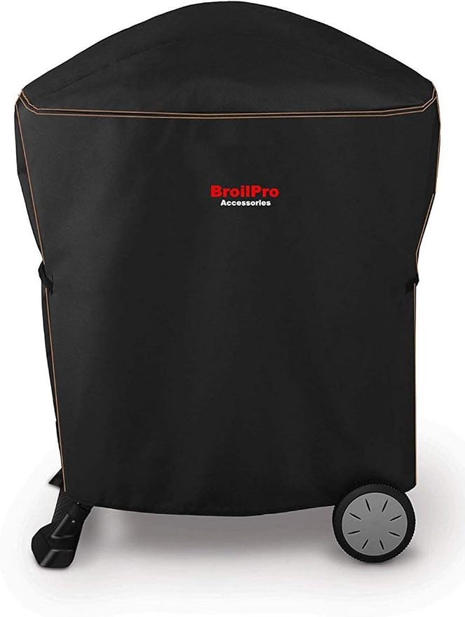 BroilPro Deluxe Grill Cover fit Weber Q 1000/2000 Grill by BroilPro+Accessories