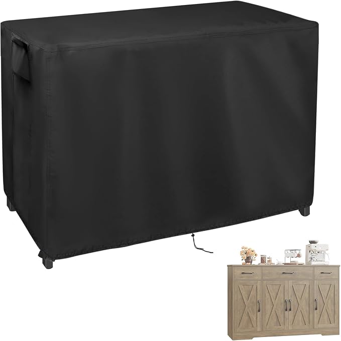 Outdoor Table Cover for Patio Prep Tables, 55inch Bar Table Cover Waterproof by PatioFurnitureCover