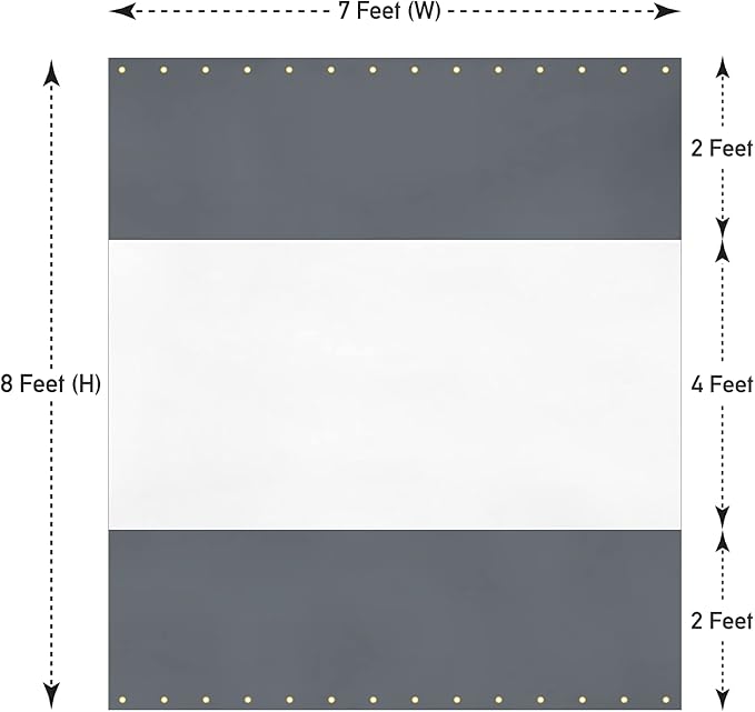 Covers & All Outdoor Clear Panel Curtain, 12 oz Vinyl Outdoor Curtains - Image 2