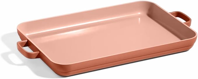 Griddle Sheet Pan with Nonstick Ceramic Coating, Spice Color
