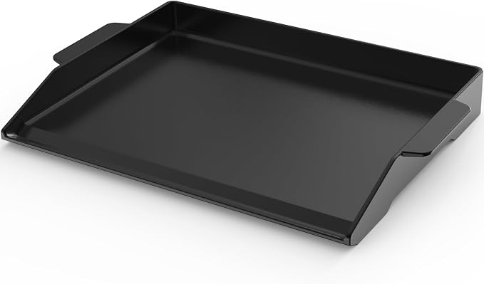 Onlyfire Universal Cast Iron Cooking Griddle, Pre-Seasoned Nonstick Coating by Onlyfire+Chef