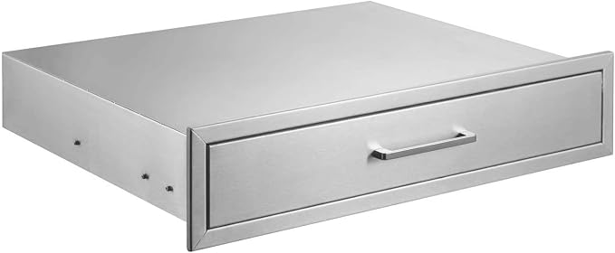 Outdoor Kitchen Drawers, Stainless Steel BBQ Single Drawer by ATATOD