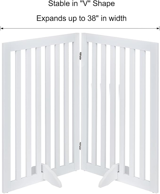 unipaws 36”H Free Standing Pet Gate - Image 6