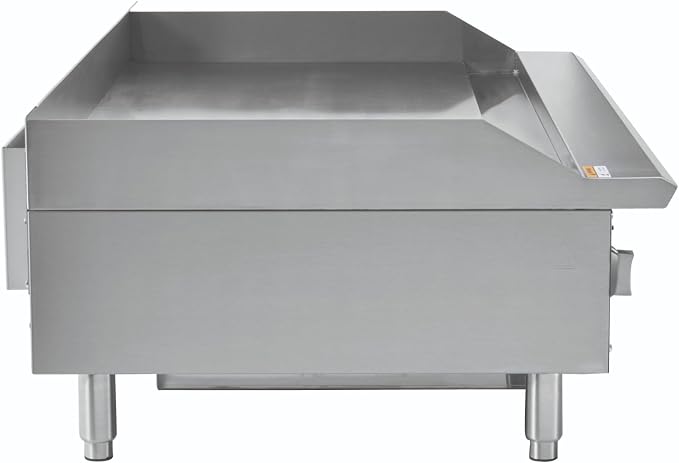 Kratos 48" Wide Commercial Countertop Griddle, Gas Hot Plate - Image 3