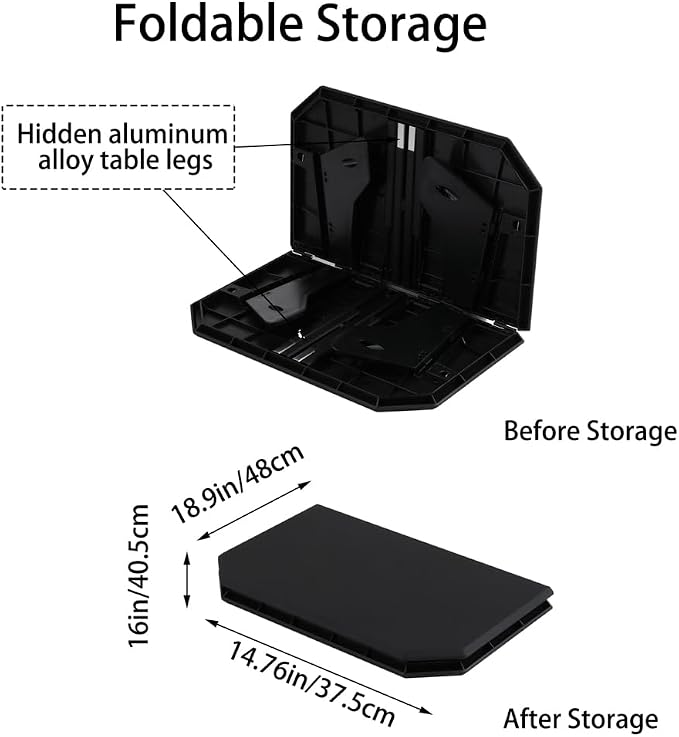 Folding Camping Table, Outdoor Small Portable Aluminum Camp Table - Image 4