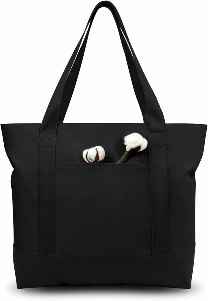 TOPDesign 6-Pack Canvas Tote Bags by TOPDesign