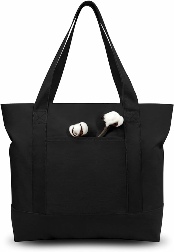 TOPDesign 1-Pack Canvas Tote Bag by TOPDesign