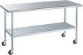 ROCKPOINT Stainless Steel Table by ROCKPOINT