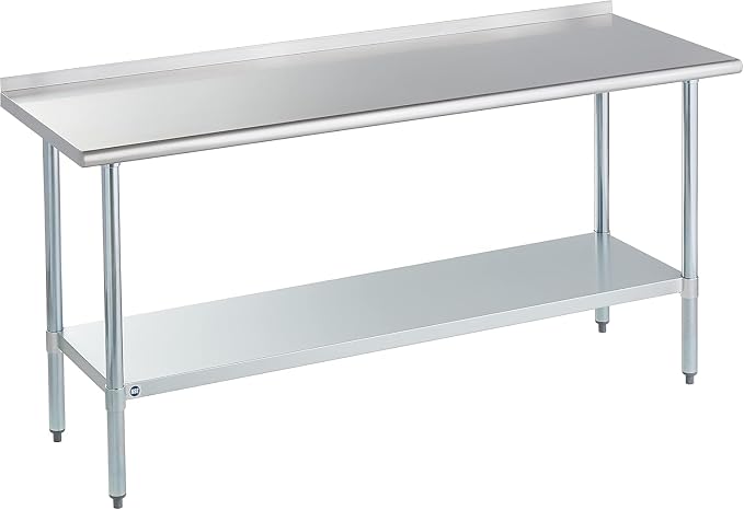 Stainless Steel Table for Prep & Work by ROCKPOINT