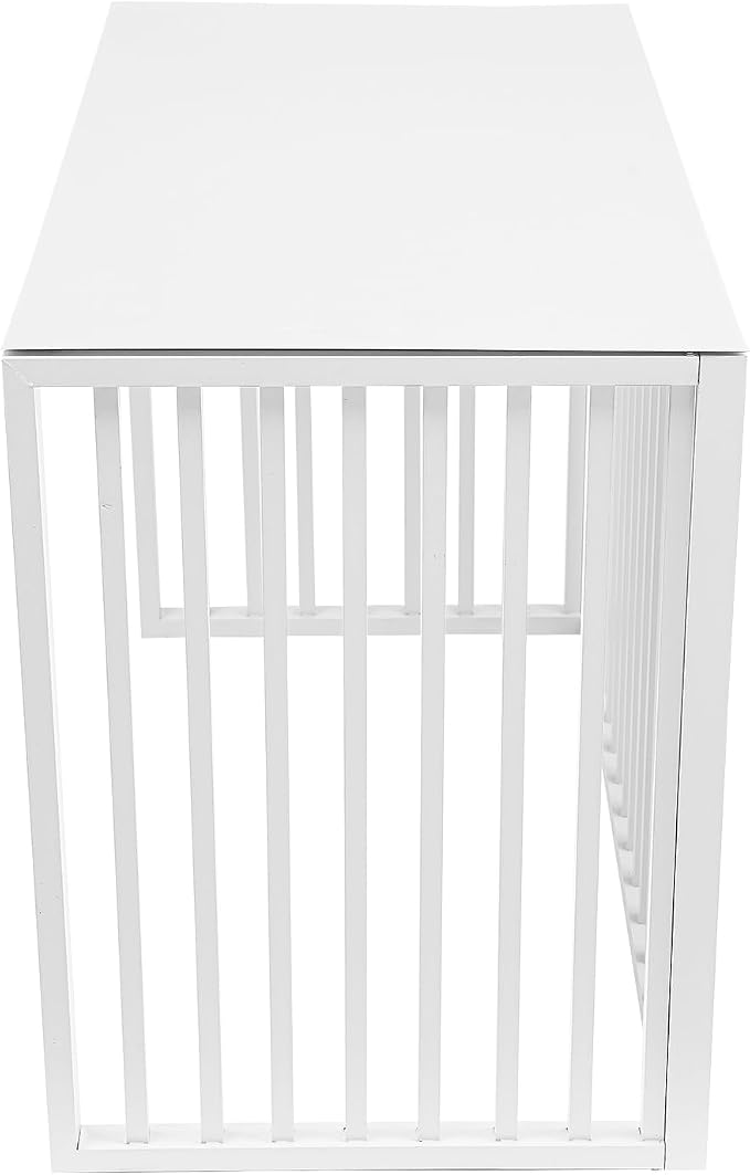 White Air Conditioner Fence - Image 6