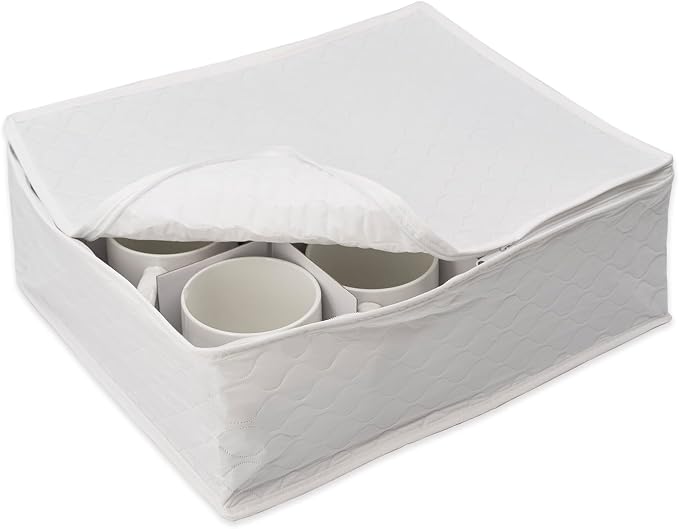 LAMINET Quilted Mug/Cup Storage Case by LAMINET