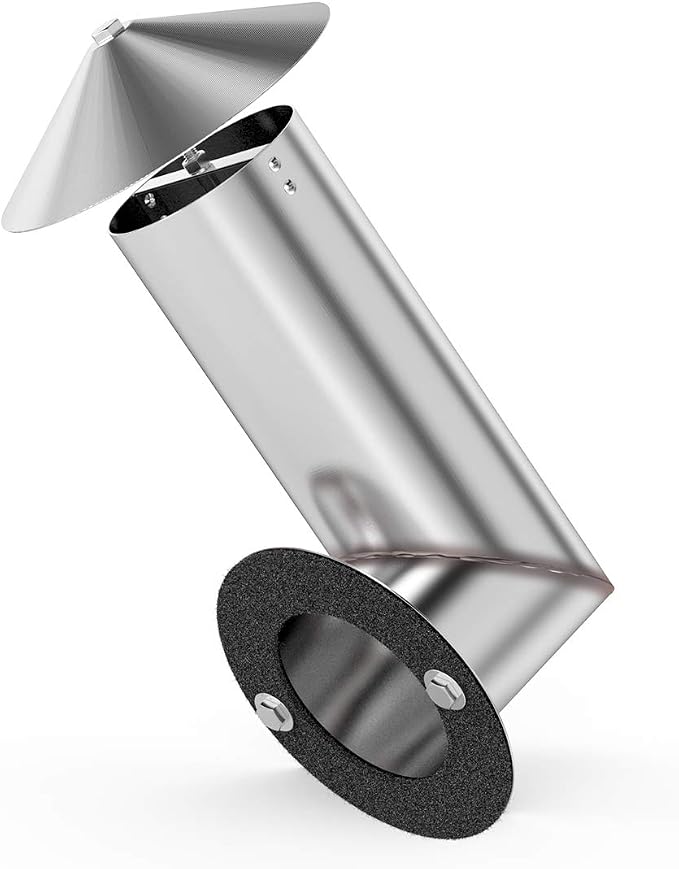 Stanbroil Pellet Grill Smoke Stack, Stainless Steel Chimney Replacement - Image 3