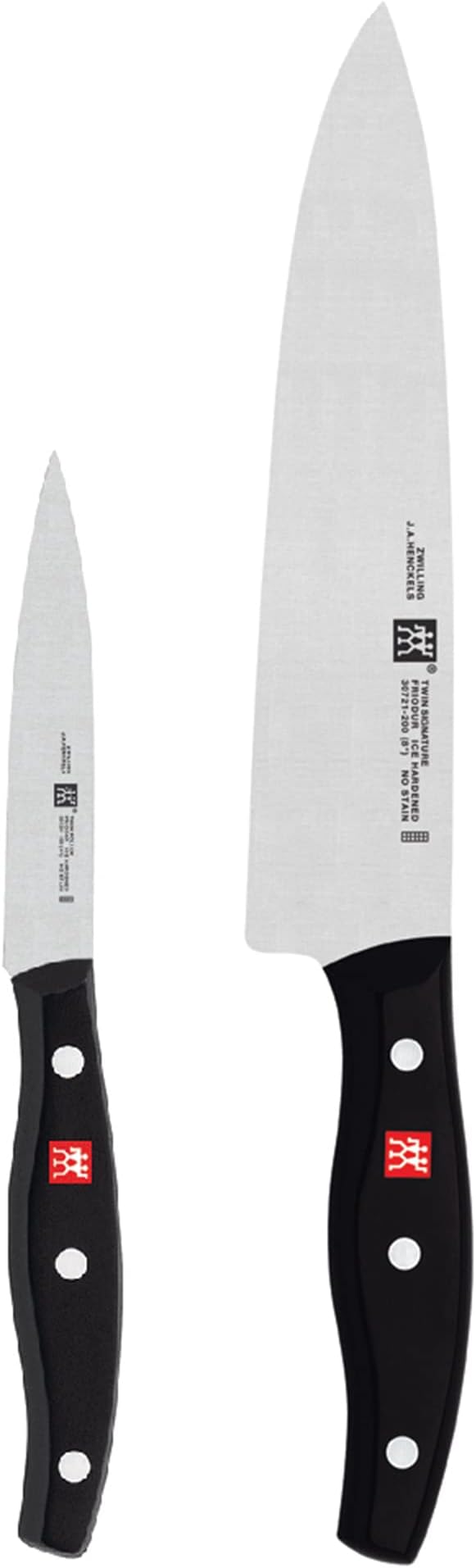 ZWILLING Twin Signature 2-Piece Razor-Sharp German Knife Set, Made in by Zwilling