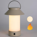 Rechargeable Outdoor Lantern Waterproof, Dimmable Warm White & Flickering Flame by WEILAILUX