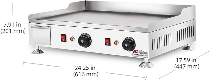 ALDKitchen Flat Top Griddle | Teppanyaki Grill - Image 2