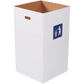 Box USA 50 Gallon 18" L x 18" W x 36" H 10-Pack Cardboard Trash Cans and by BOXUSA