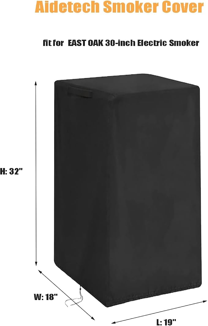 Smoker Cover for East Oak 30-inch Electric Smoker, Waterproof Outdoor Smoker - Image 2