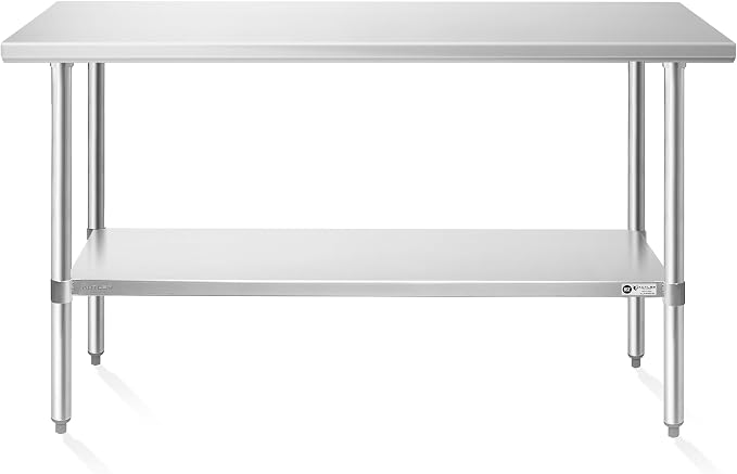 KUTLER Stainless Steel Table 24 x 60 Inches, NSF Heavy Duty Commercial Kitchen - Image 3
