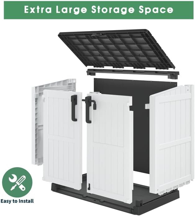 Horizontal Resin Storage Shed 36 Cu Ft - Image 8