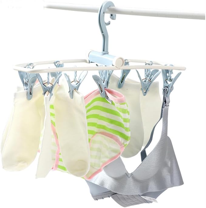 Clothes Drying Racks 2 Pack Small Folding Portable Underwear Hangers - Image 5