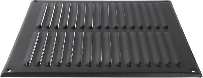 Square Ventilation Grille / 10" x 10" Inch Inside Measurement/Black Metal Air - Image 6