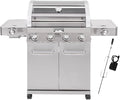 Monument Grills Larger 4-Burner Propane Gas Grills Stainless Steel Cabinet Style by MonumentGrills