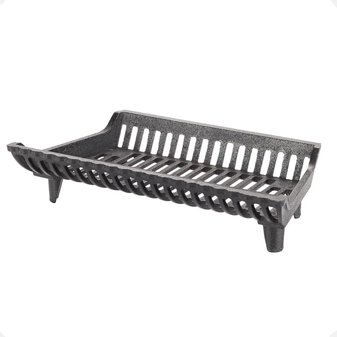 22 inch Fireplace Grate Heavy Duty, Cast Iron Fire Grate - Image 3