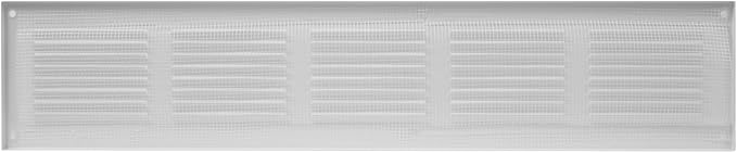 Repa Market Air Vent Cover 20x4 Inch White Galvanized Steel Louvered Grill Cover - Image 6