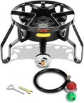 Concord Banjo 16” Single Propane Burner; 200, 000BTU 1 Burner Portable Gas Stove by ConcordCookware