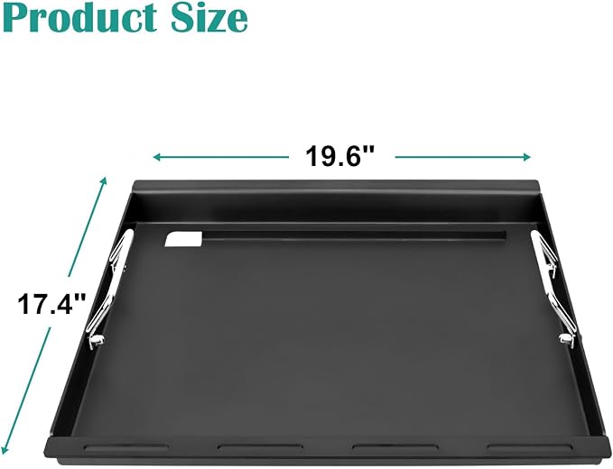 Full-Size Griddle Inserts for Weber Spirit 200 Series, Flat Top Grill Griddle - Image 2