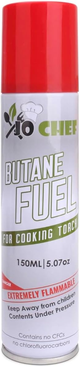 Jo Chef Butane Refill, Butane Torch Fuel Refill, Gas Lighter Fluid Refill by JoChef