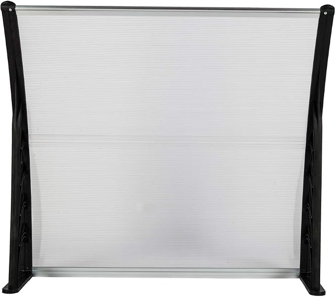 Simply-Me 40" x 40" Door Window Awning Polycarbonate Cover Front Door Outdoor - Image 4