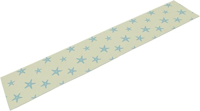 Blue Starfish Table Runner, Nautical Beach Ocean Table Runner Seasonal Holiday - Image 6