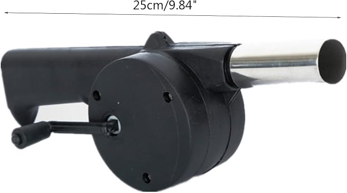 Small Manual Air Blower Hand Crank BBQ Fan Portable Barbecue Air Blower - Image 4