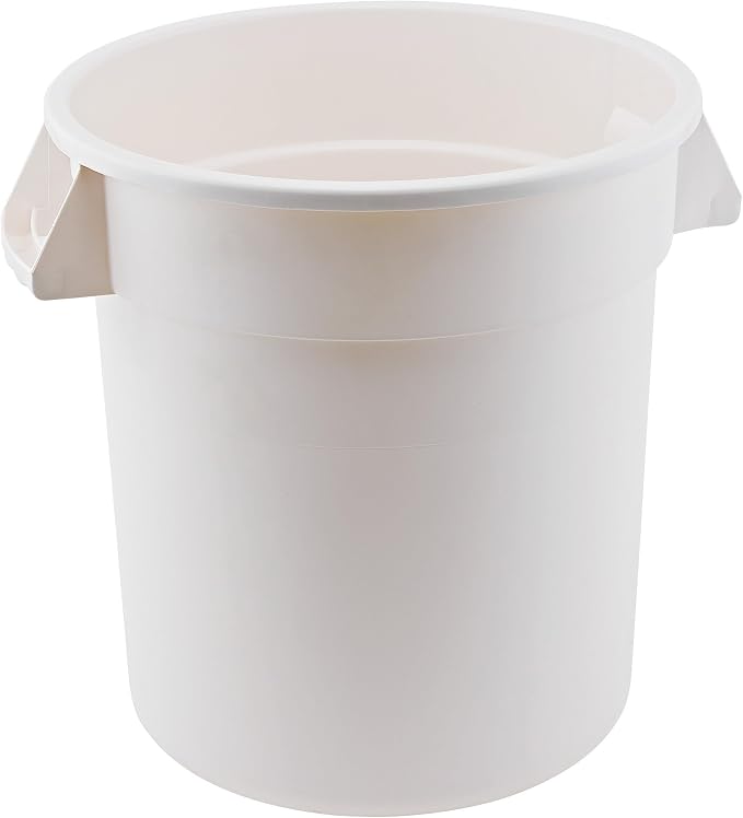 Winco Heavy-Duty Round Waste Container/Trash Can, 20 Gallon by Winco