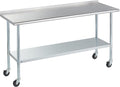 Stainless Steel Table for Prep & Work by ROCKPOINT