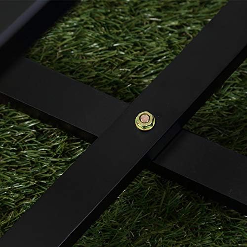 2 Pcs Small Folding Patio Side Table Outdoor Wood Wooden Small End Portable - Image 4