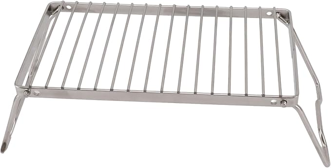 Folding Camping Grate, Stainless Steel Adjustable Height Campfire Grill - Image 6