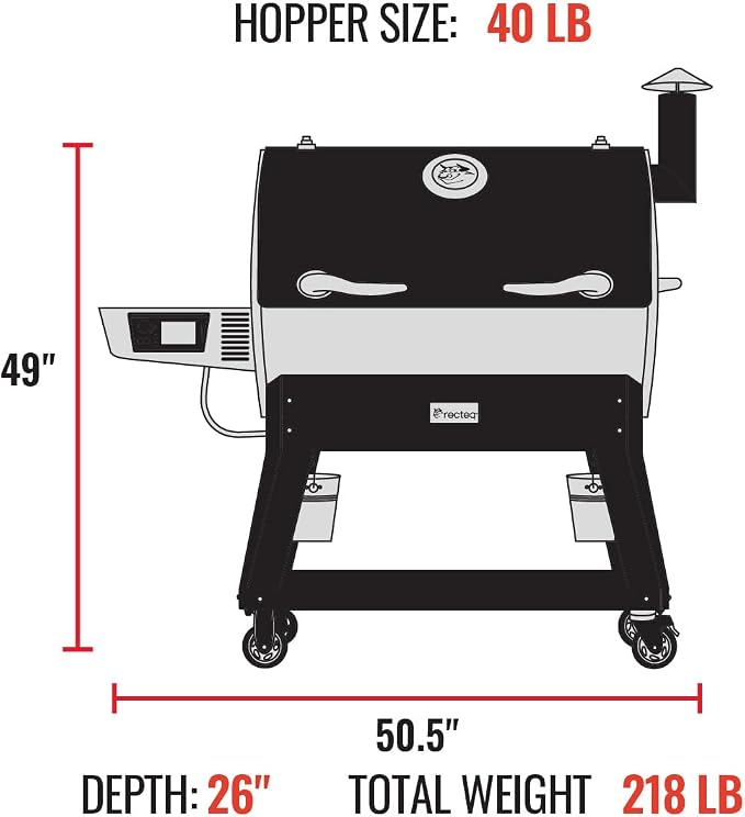 recteq Pellet Grill Smoker - Image 6