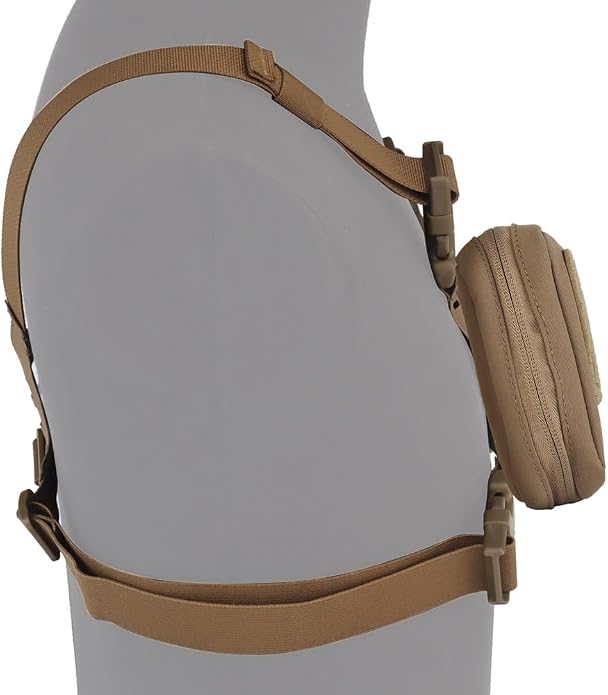 FoldPanel Tactical Chest Vest Pouch Set, Chest Rig Phone Mount as 4.7-6.7" - Image 4