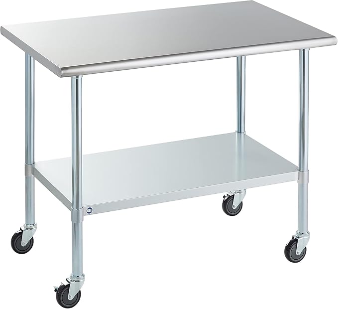 ROCKPOINT Stainless Steel Table by ROCKPOINT