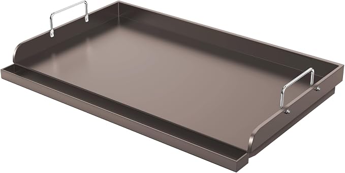 Utheer Cast Iron Griddle for Gas Grill, Tailgating, and Parties by Utheer