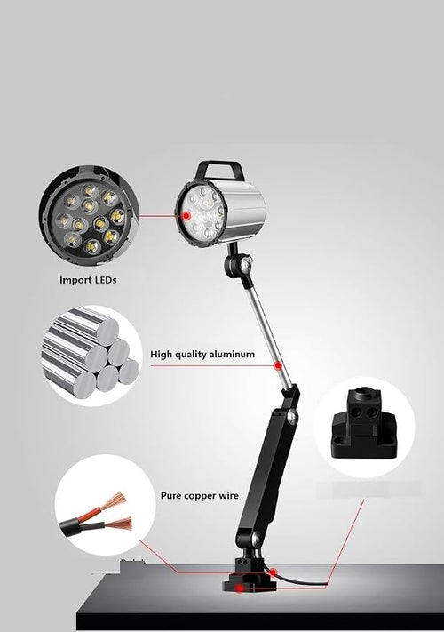 12W Explosion Proof Light 24V Waterproof LED Work Light - Image 2