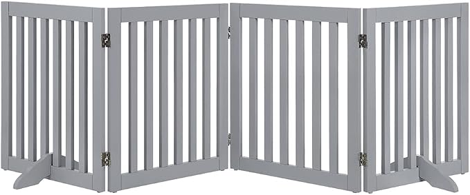 unipaws 24" H Free Standing Pet Gate by unipaws