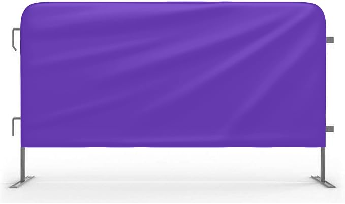 Heavy Duty Portable Crowd Control 8ft Barricade Jacket Cover by Crowd+Control+Warehouse