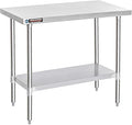 DuraSteel 30x48 Stainless Steel Work Table by DuraSteel