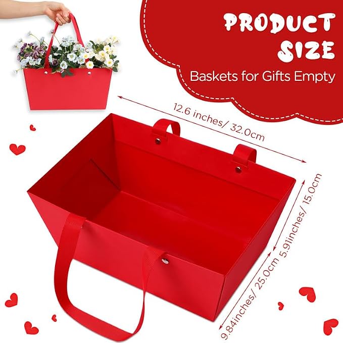 Tuanse 30 Pcs Basket for Gift Empty DIY Bulk Gift Basket Kit - Image 2