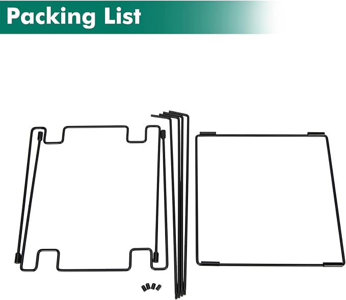 Reusable Rustproof Metal Bag Basket Holder Stand - Image 5