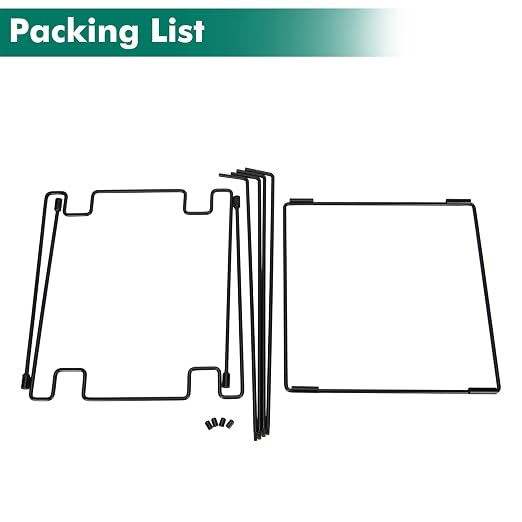 3. Reinforced Trash Bag Holder Metal Garden Waste Basket Stand - Image 3